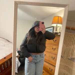 Women's Black Puffer Jacket